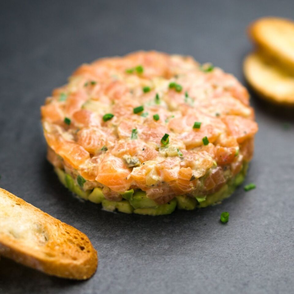 tartare de saumon