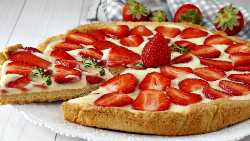 tarte aux fraises