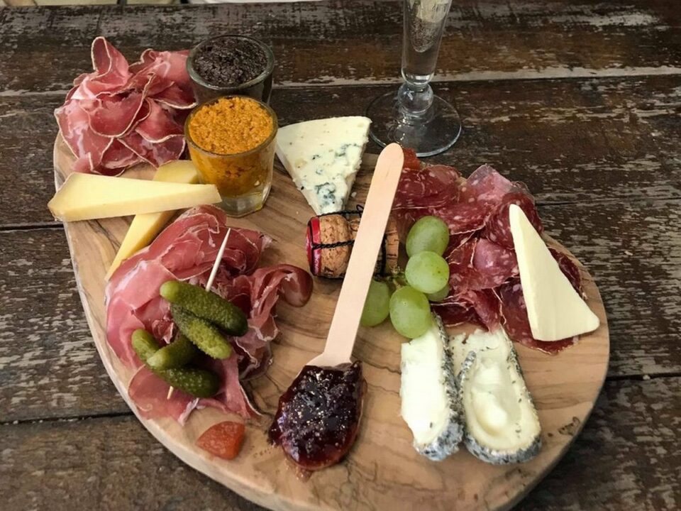 Champagne et fromage