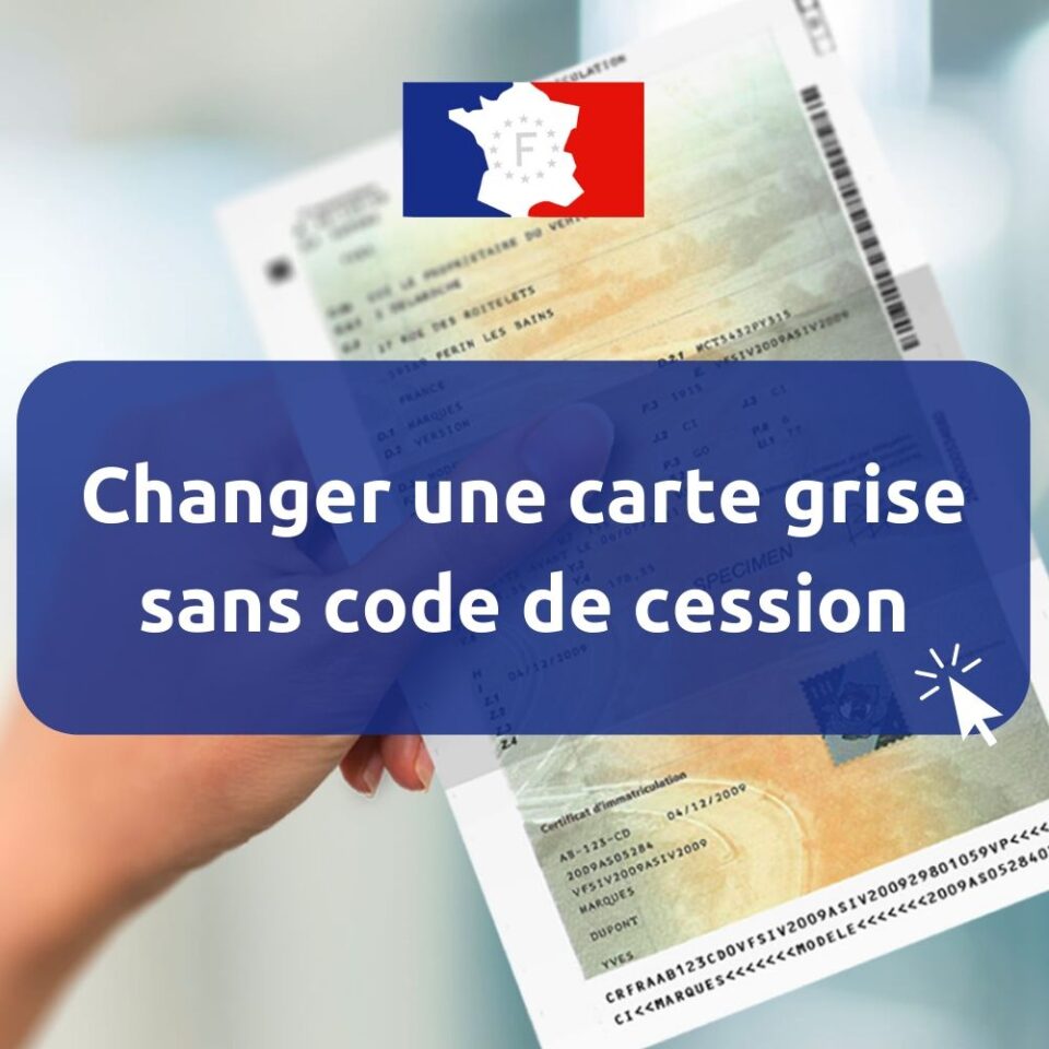carte grise avec code cession