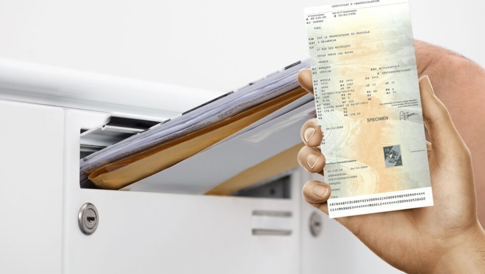 carte grise par courrier