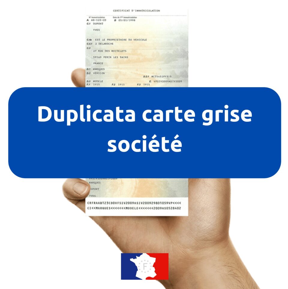 duplicata de carte grise